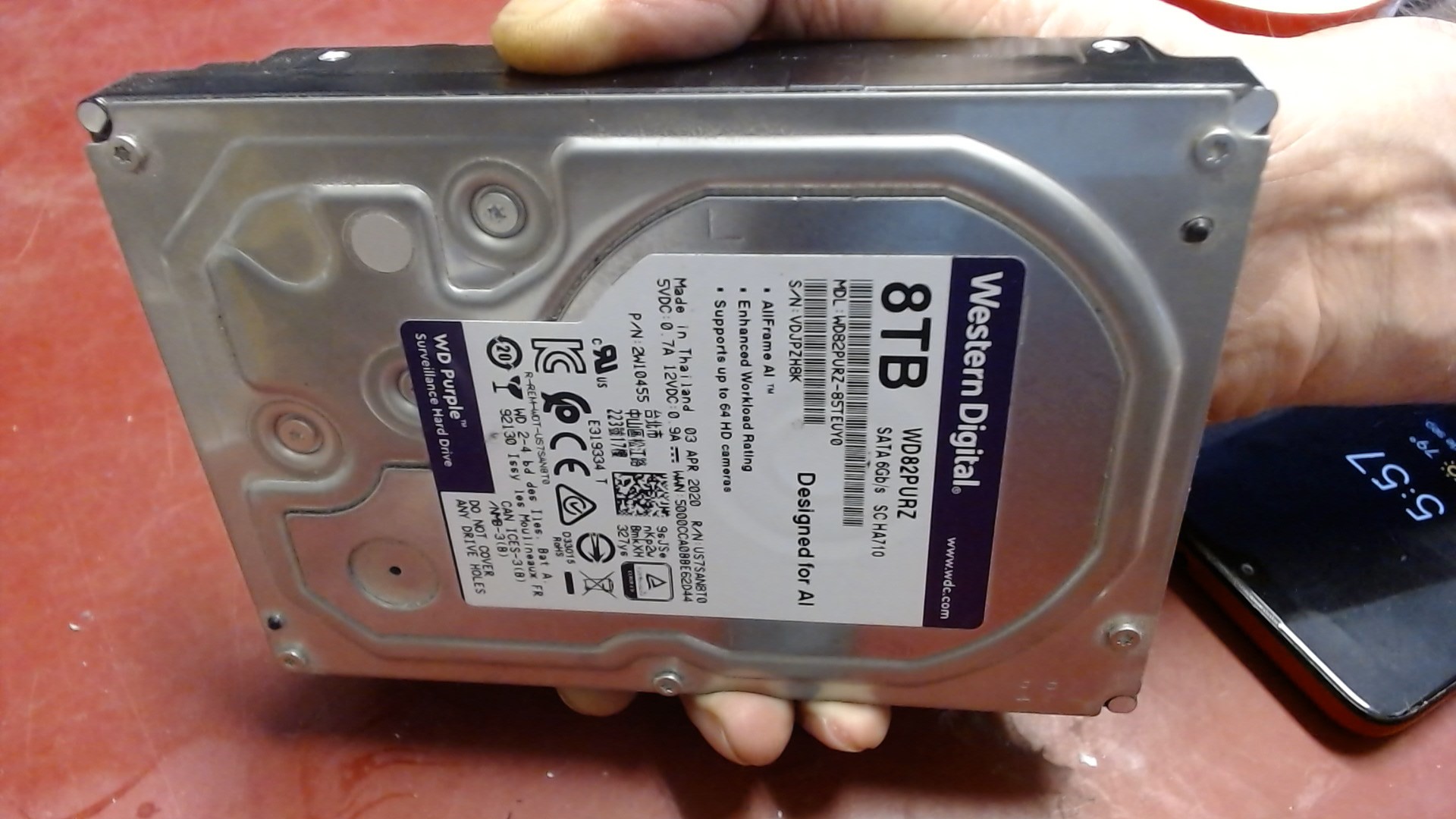 Disco Duro HDD  8 Terabytes